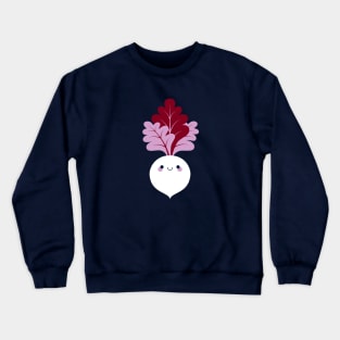 Cute white beetroot Crewneck Sweatshirt